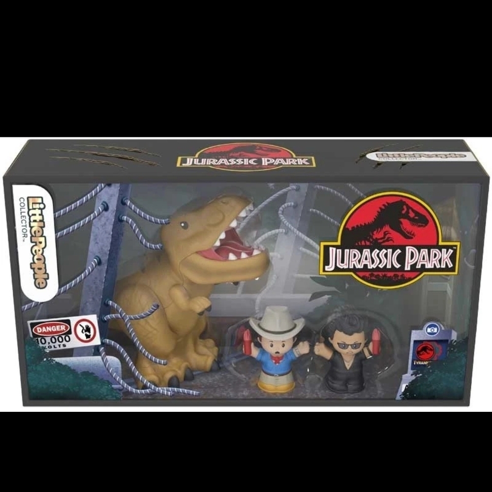 Little People T-Rex & Ranger Playset - Brown